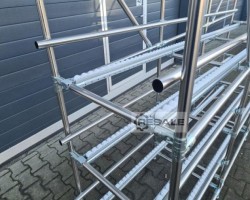 Maschine: BEEWATEC 2500x610x1915mm Metallregale Kistenregal