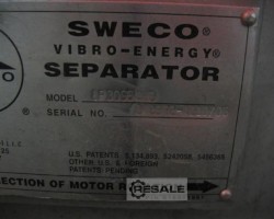 Maschine: SWECO ASAP LP 30S64 Siebe