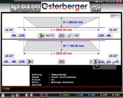 Maschine: UKMS 600 ZA-E Doppelgehrungssägen
