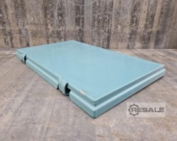 Maschine: SSI SCHäFER VD-14/6-A Verschlussdeckel Metalldeckel / 520x320x35mm LxBxH