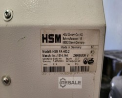 Maschine: HSM FA 400.2 Schredder