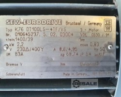 Maschine: SEW K76 Getriebemotor