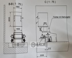 Maschine: ZENO ZTLL 1600 x 1600 Einwellenzerkleinerer