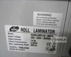 Maschine: GMP SURELAMPLUS-800DS ROLL LAMINATOR