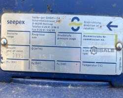 Maschine: SEEPEX BN10 / 9,2 kW Exzenterschneckenpumpe
