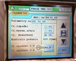 Maschine: SMG DS 315-1500/1300 Hydraulische Pressen