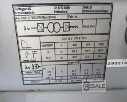 Maschine: SWELD T350 DW Schweissgeräte