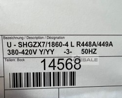 Maschine: BOCK AGGREGAT ZWEISTUFIG SHGZX7/1860-4 L, R448A/449A Kühlaggregate