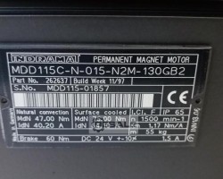 Maschine: REXROTH MDD115C-N-015-N2M-130GB2, Synchronmotor,