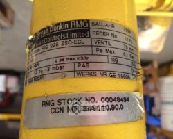 Maschine: BRYAN DONKIN RMG RMG-BD226 (FIG 226 ZSO-ECL) Gasdruckregler