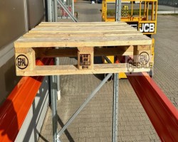 Maschine: BLT ca. 8,40 lfm, H: 450cm, Palettenregale