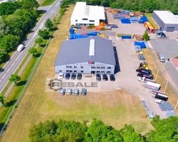 Maschine: BLT ca. 5,70 lfm, H: 550cm, Palettenregale