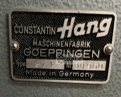 Maschine: HANG 87 F Ösmaschine