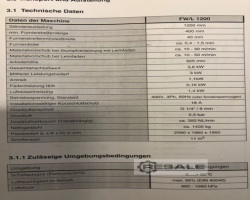 Maschine: KUPER FWL 1200 Furnierklebemaschinen
