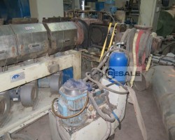 Maschine: PLASCO 130 mm Ø 35 L/D Einschneckenextruder