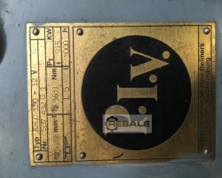 Maschine: PIV KBLC 180 - 12 V Getriebemotor zu Netzbandofen