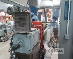 Maschine: ICMA SAN GIORGIO 50 mm Ø 40 L/D Doppelschneckenextruder