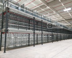 Maschine:  500Kg/qm System ca. 10 x 15 m, UK: 2,5 m