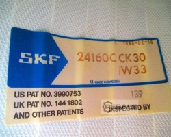 Maschine: SKF 24160C Kugellager SKF