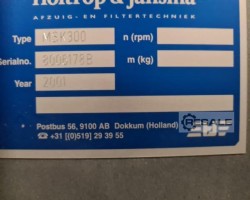 Maschine: HOLTROP JANSMA MSK300 Absauganlagen