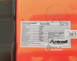 Maschine: UNICRAFT PG-E 40 SRA Stromerzeuger
