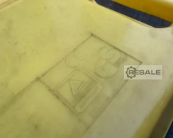 Maschine: WEBER 770l / black / top yellow Müllcontainer MGB Müllgroßbehälter