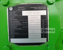 Maschine: JENBACHER J320 GS Gasgeneratoren