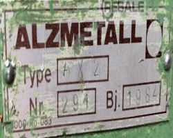 Maschine: ALZMETALL AX 2 Säulenbohrmaschinen