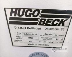 Maschine: HUGO BECK SLB 5012 / 25 Schrumpftunnel