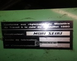 Maschine: MORI SEIKI SL 15 CNC Drehmaschinen