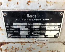 Maschine: HERAEUS TUo Öfen