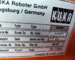 Maschine: KUKA KR200/3 Roboter