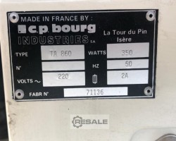Maschine: BOURG TA 860 Papierrüttler