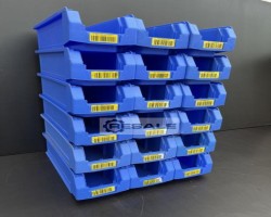 Maschine: SSI SCHäFER LF 511 G ZW blue Sichtlagerkisten Stapelkisten