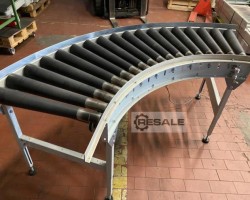 Maschine: AMI FöRDERTECHNIK Round belt -motorised Rollenbahnkurve 90 Grad