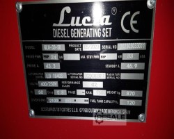 Maschine: LUCLA GLU-33-SK D Dieselgeneratoren