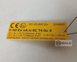 Maschine: SCHMIDT SS 20.600, 250mm Ex Strömungssensor