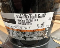 Maschine: COPELAND SCROLL ZR 40 K3E-TFD-522 Kältekompressoren