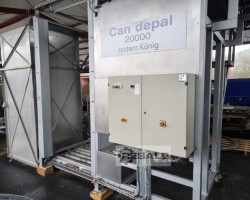 Maschine: KAHL + SCHLICHTERLE Can DP 20000 Dosenentpalettierer Kahl & Schlichterle
