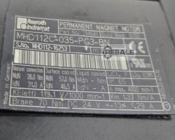 Maschine: REXROTH INDRAMAT MHD112C-035-PG3-BN Servomotoren