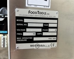 Maschine: FOOD TOOLS CP-1H Halbbogen-Produktpresse
