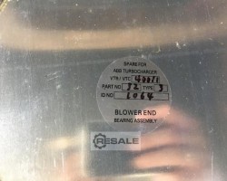 Maschine: ABB VTR400 Turbocharger Gebläselager