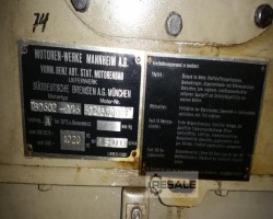 Maschine: MWM TBD602-V16 Dieselgeneratoren