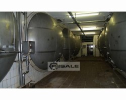 Maschine: SCHOLTEN TANKS R10 Edelstahltank, liegend, Volumen: 85 m³