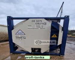 Maschine:  Containertank V23 Edelstahltank 28.500 L V4A isoliert beheizbar