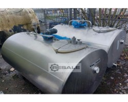 Maschine: SCHOLTEN TANKS R36 Edelstahltank, liegend, Volumen: 1,6 m³