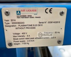 Maschine: AIR LIQUIDE Plasmatome 20B Brennschneidanlagen