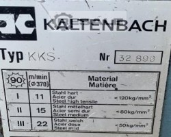 Maschine: KALTENBACH KKS 400 Kreissägen