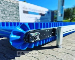Maschine: DIE MAGNETPROFIS FB5000 Förderband Fördertechnik Flachförderband FDA FOOD