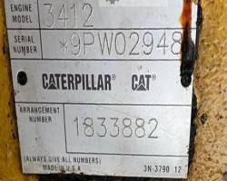 Maschine: CATERPILLAR 3412 537 kW Schiffsmotor